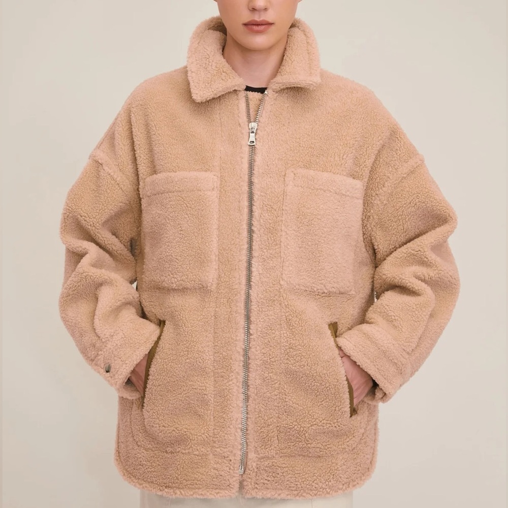 Marissa Web Amari Sherpa Twill Jacket | Sz XS